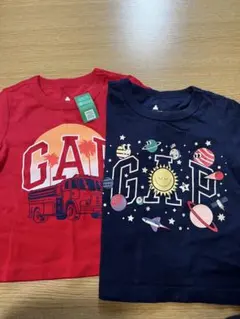 お値下げ中！GAP子ども服半袖シャツ2枚セット90センチ