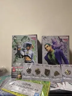 一番くじジョジョの奇妙な冒険Ｃ賞川尻浩作、ラストワン賞 岸辺露伴、その他下位賞