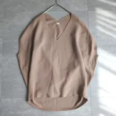 IENA　Ｖネック　ニット　トップス　ブラウス　コクーン　立体　半袖