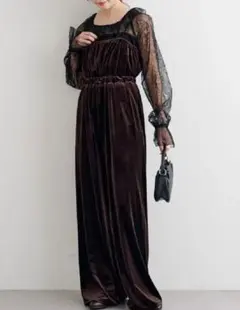 【Kastane】B レーストップスSETベロアコンビネゾン　size・М