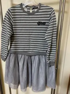 by LOVEiT ワンピース グレー ボーダー