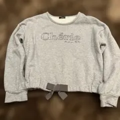 【11/19 最終お値下げ】BeBe トレーナー　グレー　130