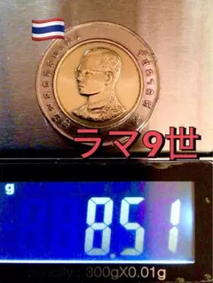 タイ王国 ラーマ10世 10バーツ バイメタルコイン - メルカリ