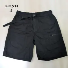UNIQLO　ユニクロ 黒 ブラック　ショートパンツ ハーフパンツ　S