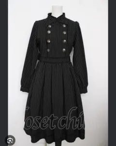 axes femme kawaii ナポレオン長袖ワンピース M 黒