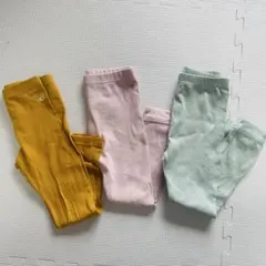 プチバトー レギンス3着セット3ans/95cm