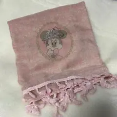 【美品】ミニー 薄手 ストール ピンクのサムネイル