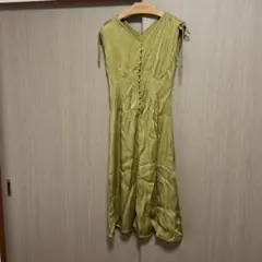 FRAY I.Dノースリーブシャツワンピース オリーブグリーン