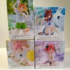 五等分の花嫁 Desktop Cuteフィギュア 一花 二乃 三玖 四葉