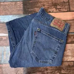 ビンテージ　古着　リーバイス505 バギー　デニムジーンズ　W32L32
