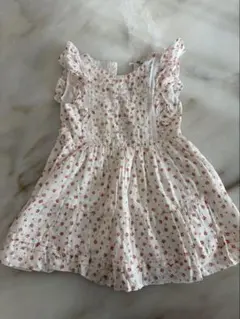 【ラルフローレン】花柄フリルワンピース 3/3T 100㎝