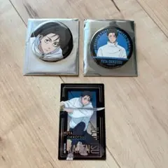 呪術廻戦 死滅回遊 缶バッジ クリアカード アニメイトカフェ 乙骨憂太