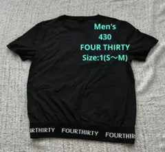 日本製　夏物　430　フォーサーティ　FOURTHIRTY 1 S シャツ