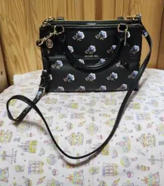 アウトレット店舗購入品☆COACH 花柄 2way ショルダーバッグ