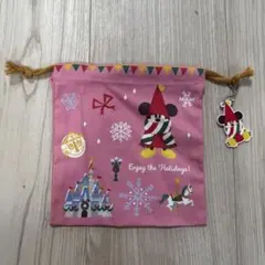 Disneyクリスマス　リルリンリン巾着
