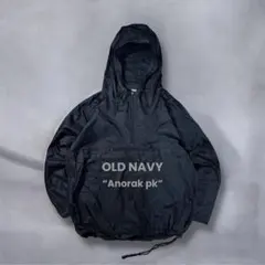 OLD NAVY 90s オールドネイビー アノラックパーカー ブラック XL