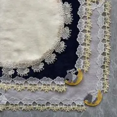 【新品未使用】近沢レース　タオルハンカチ　シープ　夢喰いバク　合計3枚