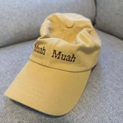 Muah Muah キャップ イエロー　韓国　ムシンサ