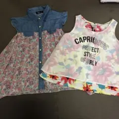 女の子　シャツ　タンクトップ