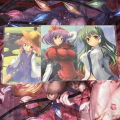 東方project 風神録　美少女　購入特典　下敷き　SD1