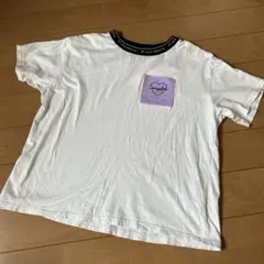 人気　ピンクラテ　PINK-latte　Tシャツ　白ホワイト　女子小学生　165のサムネイル