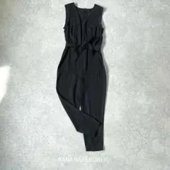 BANANAREPUBLIC/オールインワン/2/黒/Vネック/綺麗め/シンプル