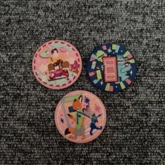 ディズニー 刺繍缶バッジ