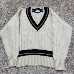 【希少✨️】ラルフローレン チルデンニット Vネックセーター 90s 古着