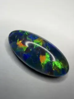 超希少石ハーレクイン　ブラックオパール　5.575ct No.296