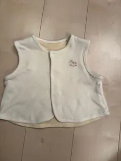 ホワイトベビーベスト 50-70cm
