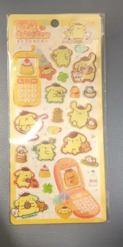 平成はっぴーフォン ポムポムプリン シール