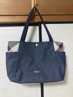 未使用品 BLUE LABEL クレストブリッジ デニム 2WAYトートバッグ 未使用品 BLUE LABEL クレストブリッジ デニム 2WAYトートバッグ