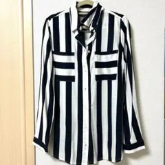 H&M DIVIDED ストライプシャツ