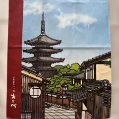 京都の絵柄　紙袋のサムネイル