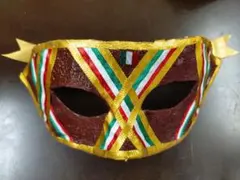 イタリア国旗カラー ベネチアンマスク 仮面