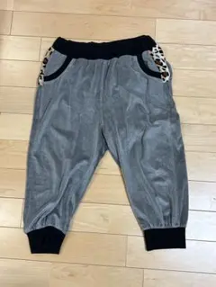 個性的　サルエルパンツ　レオパード柄