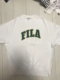 bts着用、フィラビックロゴトレーナー、古着、ジョングク