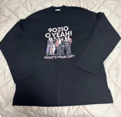 GU 90210 O YEAH! ブラック長袖Tシャツ L