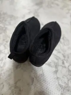 ブラック ショートムートンブーツ