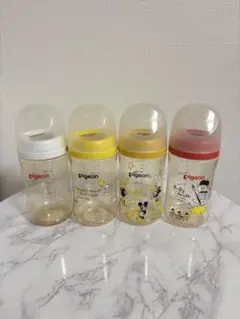 Pigeon 哺乳瓶 4本セット ミッキー