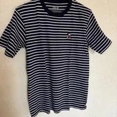 処分します　UNIQLO ミッキーマウス ストライプTシャツ 半袖