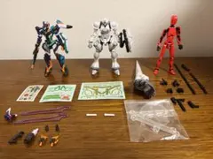 HG ジークアクス ジフレド&エグザベ専用ギャン 完成品+オマケ2品