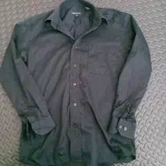 BELLISSIMO 長袖ワイシャツ　ワークシャツ　ブラック