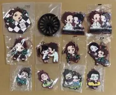 鬼滅の刃 ラバーキーホルダー ストラップ 炭治郎 しのぶ カナヲ 玄弥 魘夢