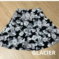 １０３　　GLACIER 花柄フレアスカート Lサイズのサムネイル