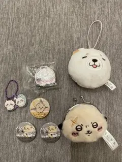 【新品未使用】ちいかわ 缶バッジ&マグネット セット　小銭入れ他まとめ売り