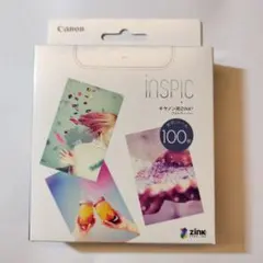 【未開封】キヤノン用ZINKフォトペーパー インスピック 100枚