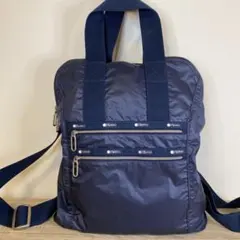 美品✨LeSportsac エッセンシャル リュック ネイビー 超軽量のサムネイル