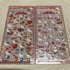 【新品未開封】ボンボンドロップシール サンリオ ハローキティ 赤 ピンク