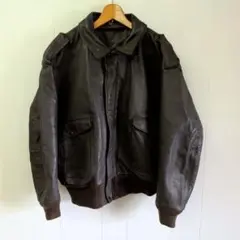 Schott レザーフライトジャケット ブラウンのサムネイル